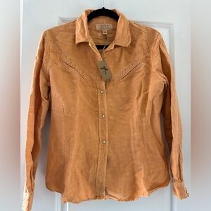 Ryan Michael Western Pearl Snap Shirt
